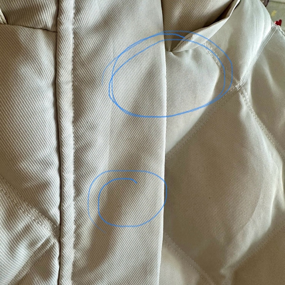 💥CLEAROUT💥Ochirly Long White Puffer Jacket w Detachable Hood Asia Large, 170/92A - Picture 10 of 10